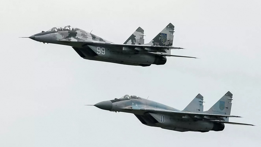 Tránh chiến tranh lan rộng, Mỹ phủ quyết gửi chiến đấu cơ MiG-29 của Ba Lan sang Ukraine 
